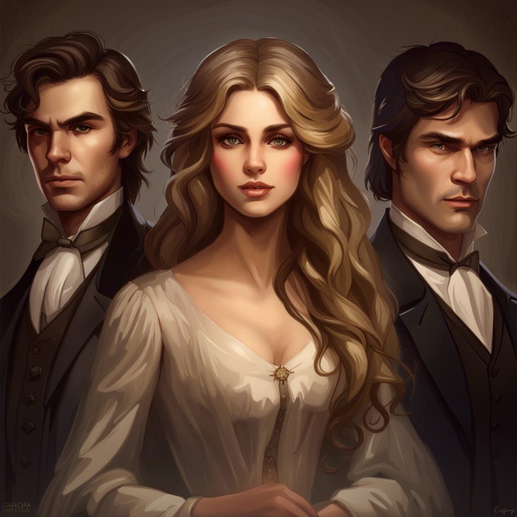 Detailed Portrait of a Young Woman in Artgerm Style