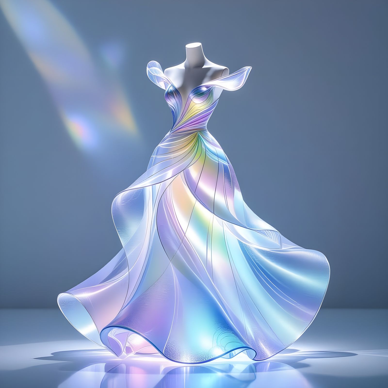 Elegant Glass Dress Design