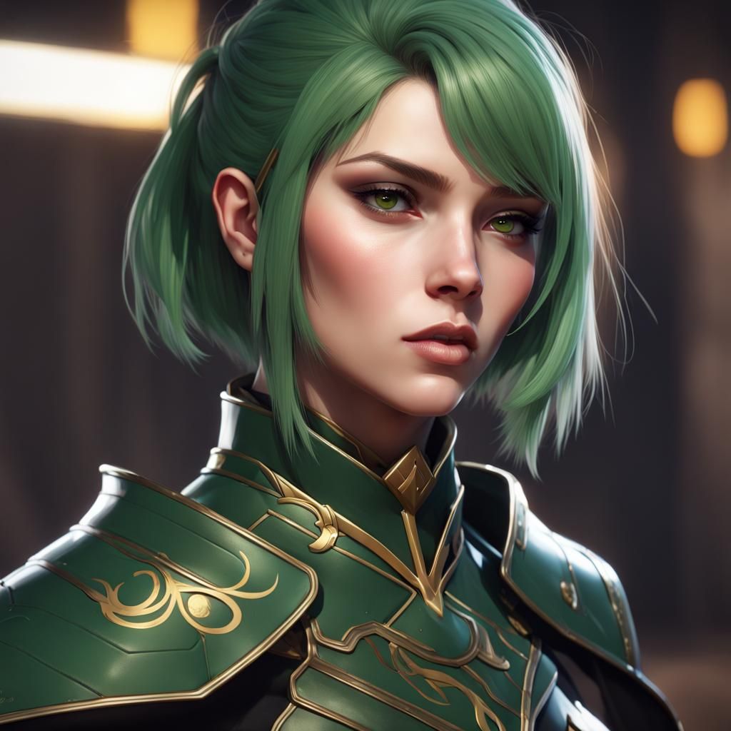 Detailed Dark Fantasy Artificer Portrait in 8K