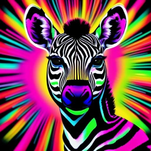 Neon Zebra