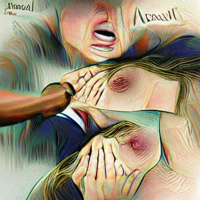 AI Image Exploring the Theme of Sexual Assault