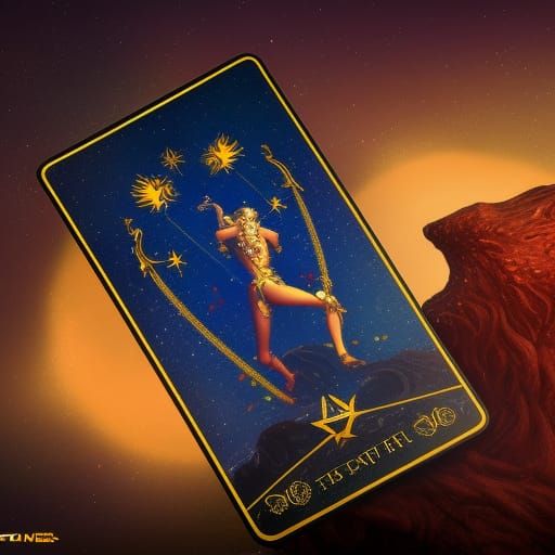 The Star Tarot Card: Detailed Matte Painting