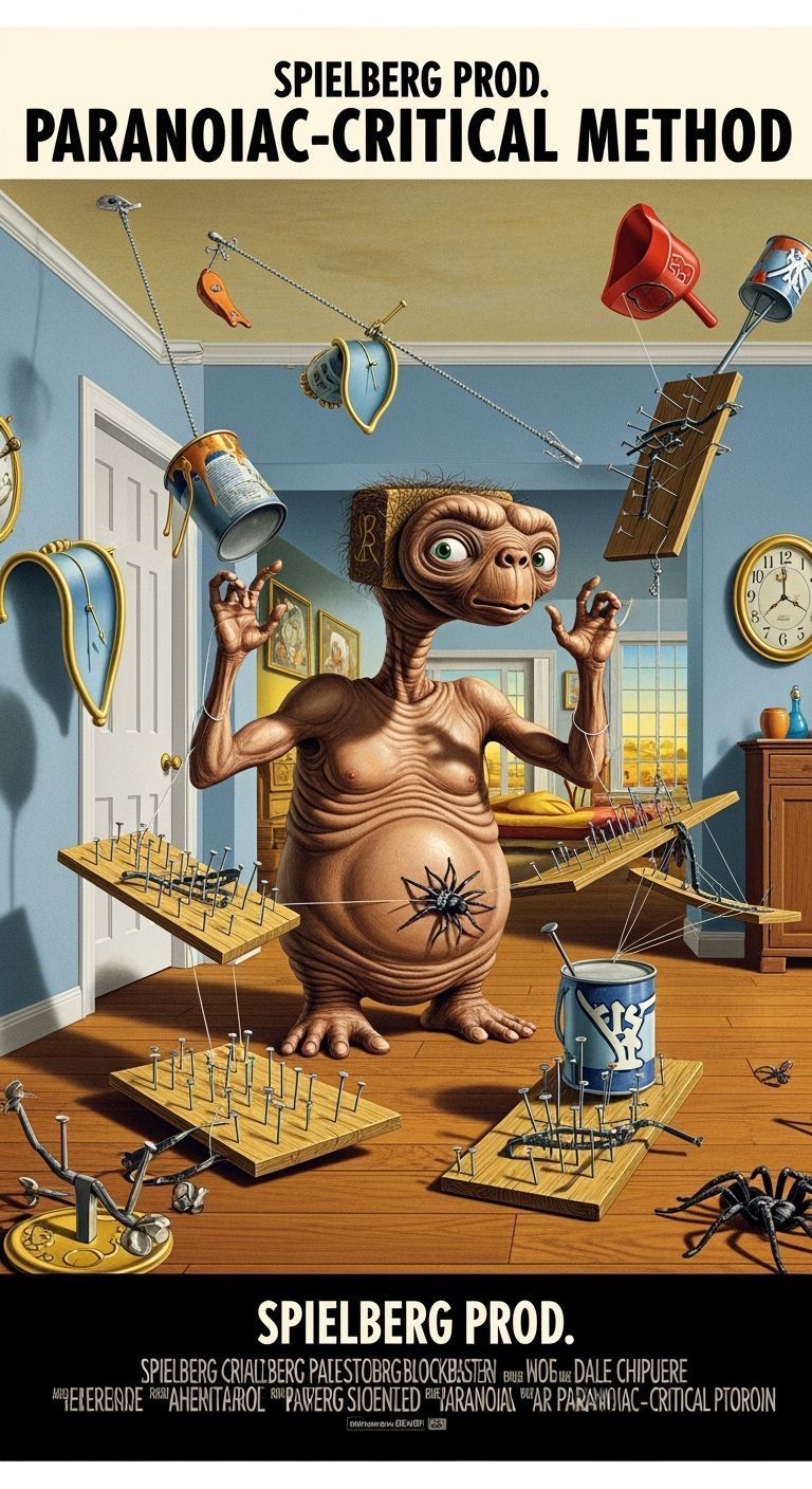 Dalí-esque ET Traps in Suburban Home Film Poster