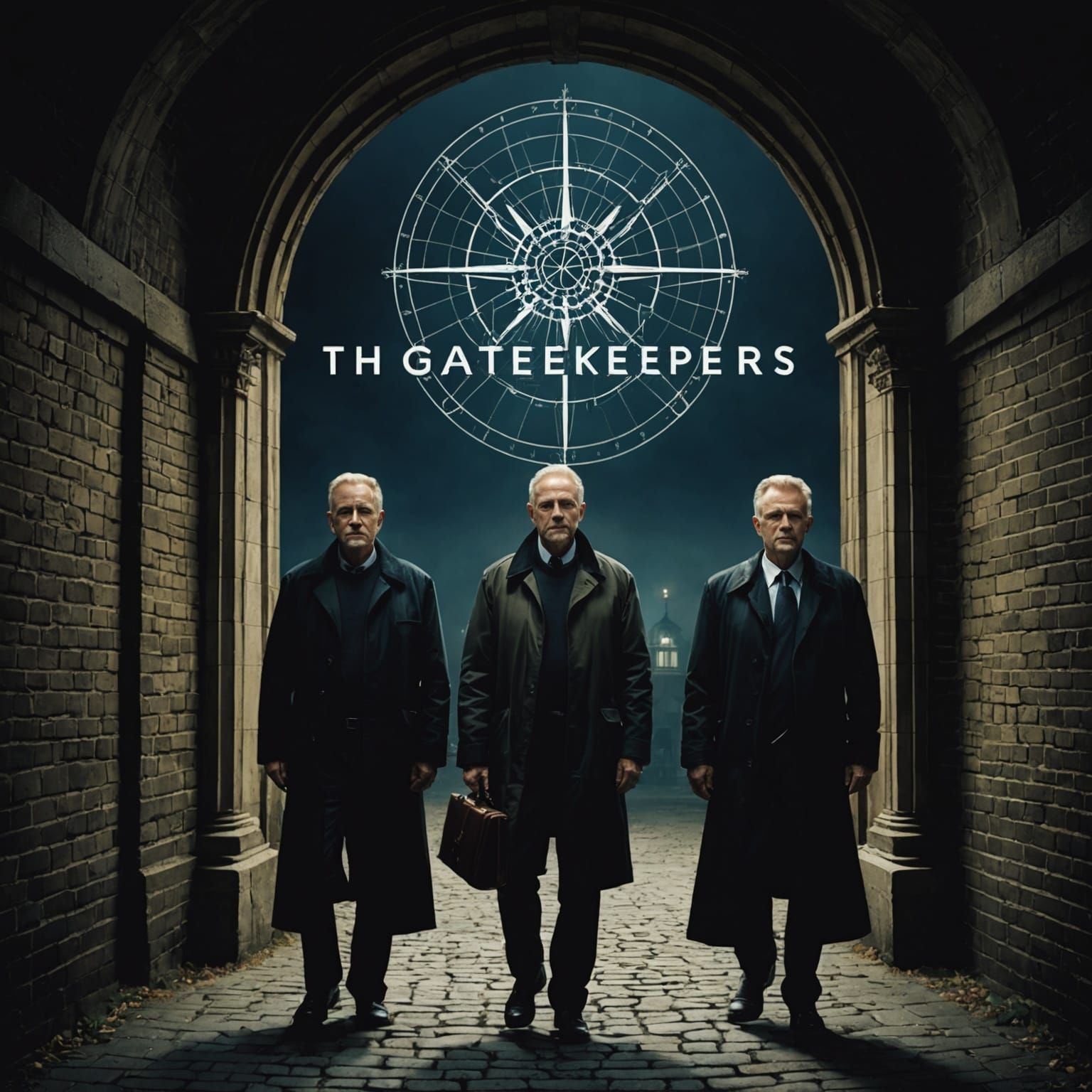 Armored Three-Faced Wolf Guardians at Iron Gate