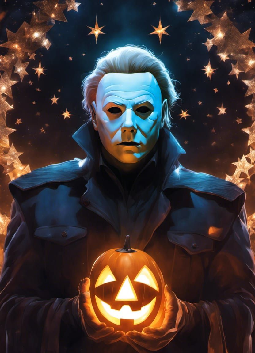 Elegant Digital Art of Michael Myers, The Shape
