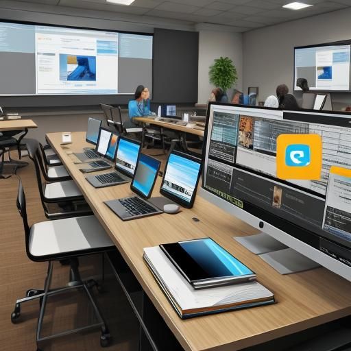 Abstract AI Image of a Webinar