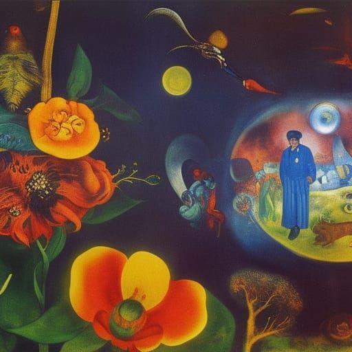 Surreal Sci-Fi Sarajevo Olympics in Deep Color