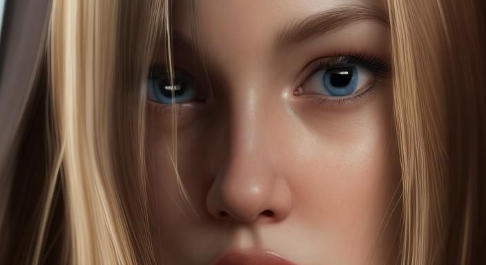Hyperrealistic Portrait with Extreme Detail and Sharpness