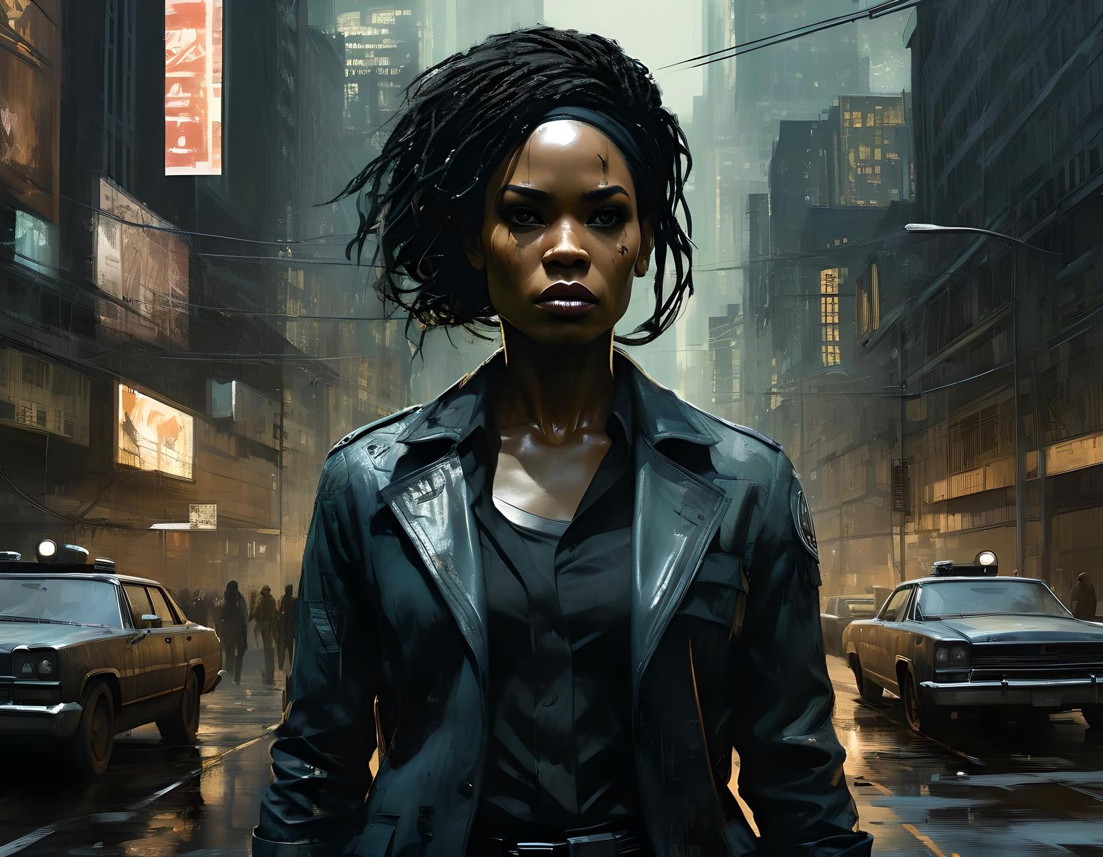 Lana Kane: Hyperdetailed Matte Painting Masterpiece