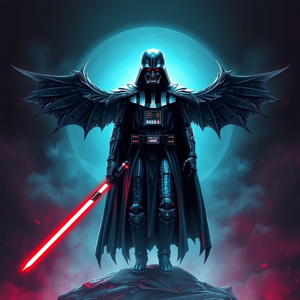 Darth Vader as Grim Reaper: Epic and Ominous