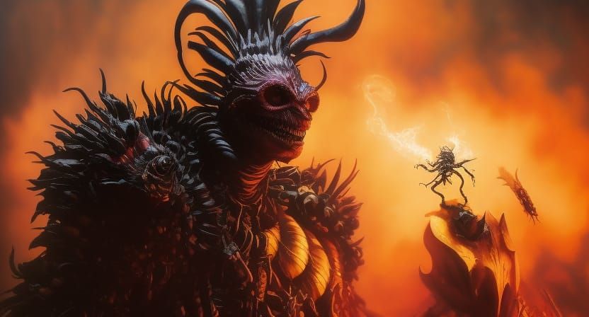 Beetlejuice Portrait in the Style of Artgerm