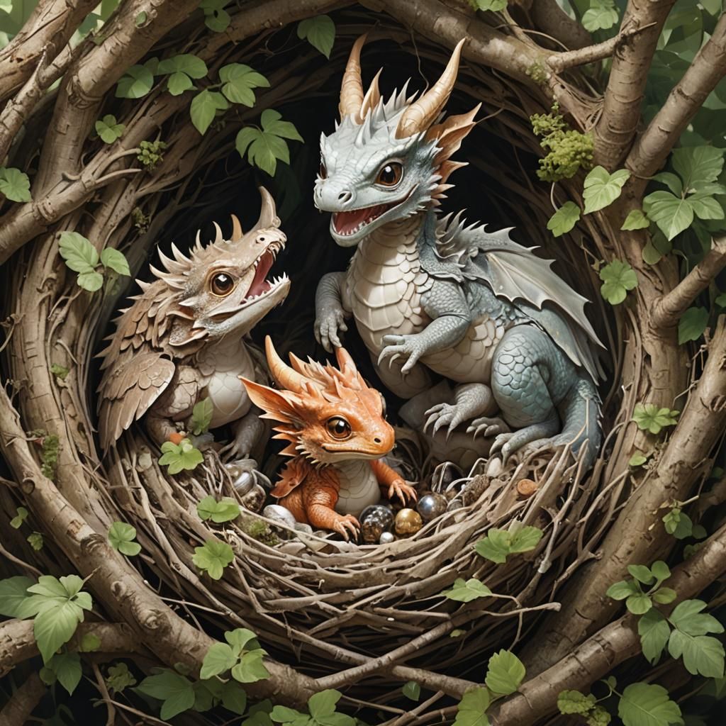 Boys Discover Baby Dragons in Nest
