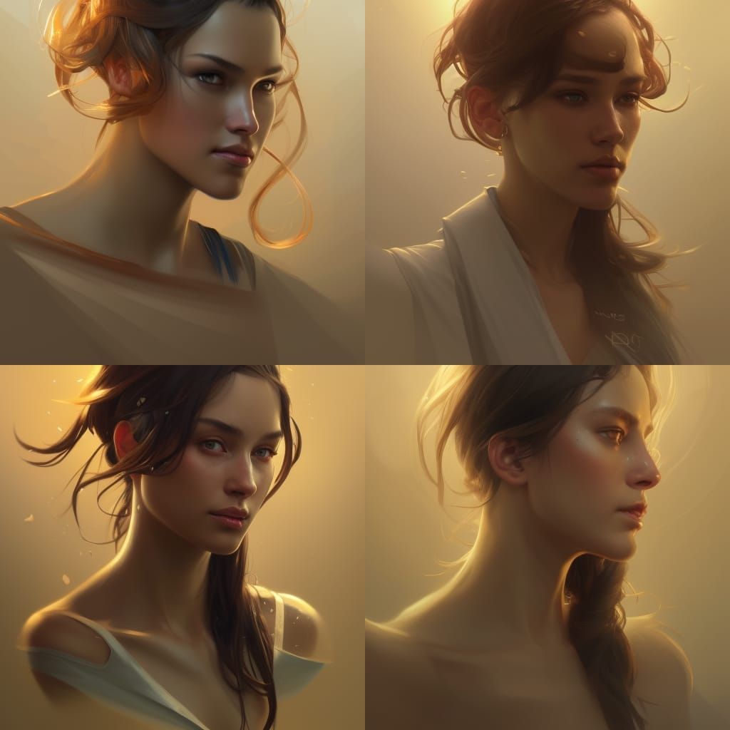 Hyperdetailed Portrait in Dynamic Lighting