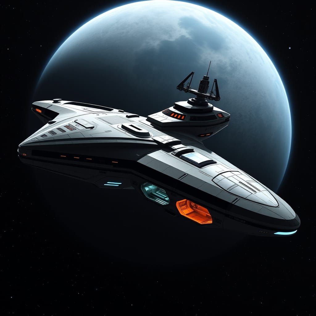 Luxury Star Wars Freighter Yacht with Cargo Capacity