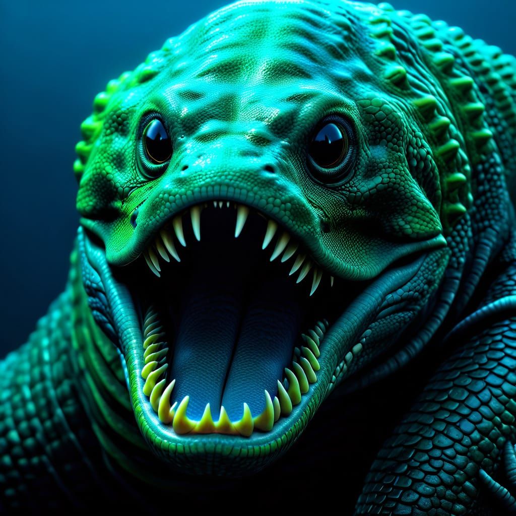 Gargantuan Moray Eel Sea Monster Devours Scuba Diver in Omin...