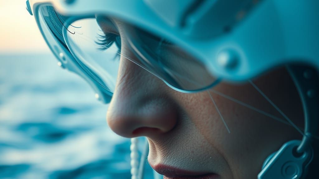 Hyperrealistic Macro Sci-Fi Sea Object in Octane Render