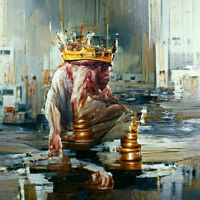 King Nothing: Oil Painting Portrait