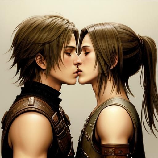 Passionate Kiss in Final Fantasy XII Style