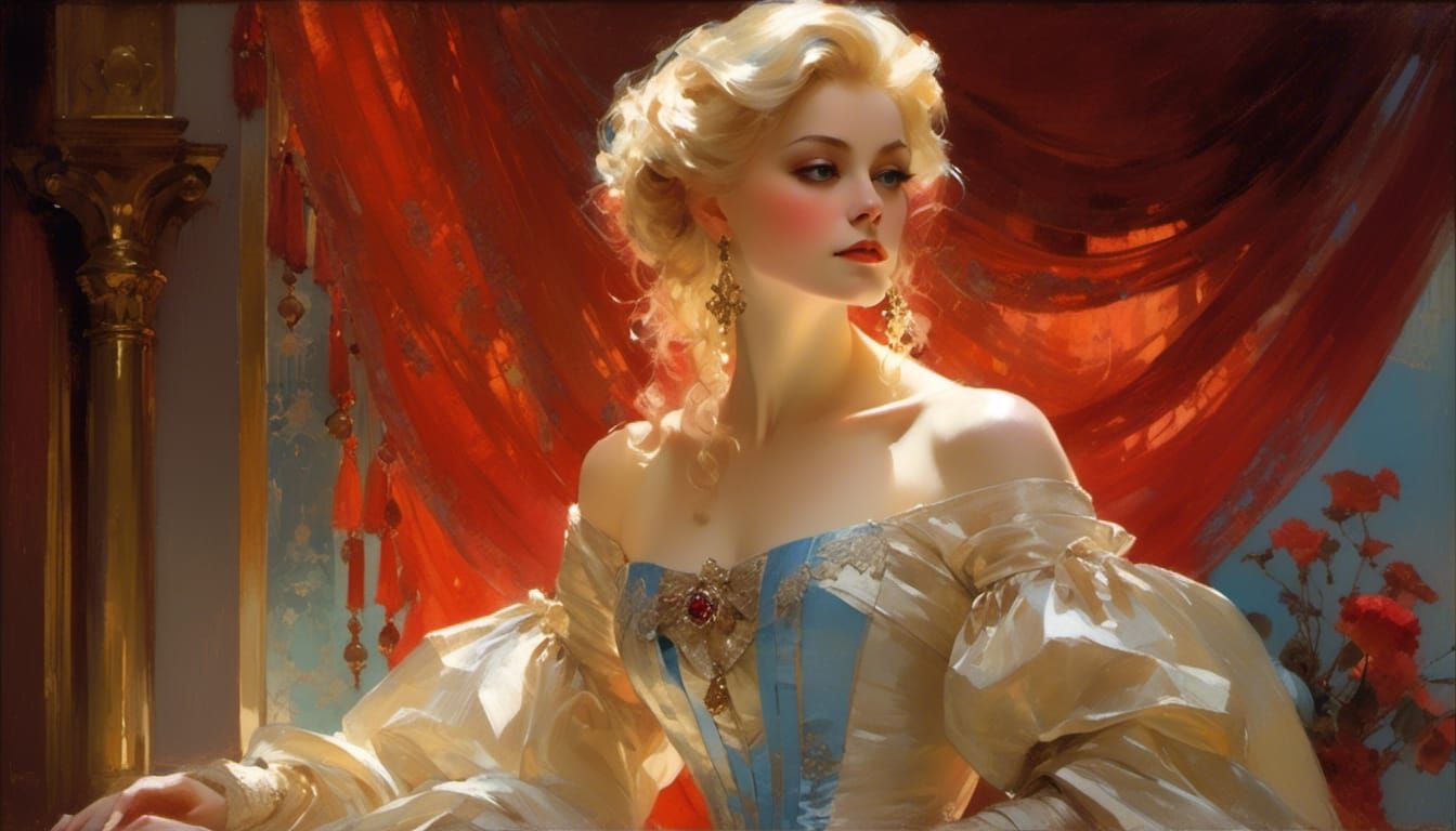 Ethereal Queen Tassa in Victorian Style