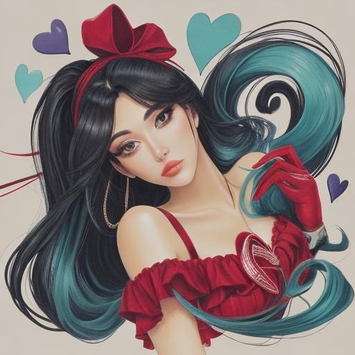 Surreal Heartbreak: An AI Generated Artwork