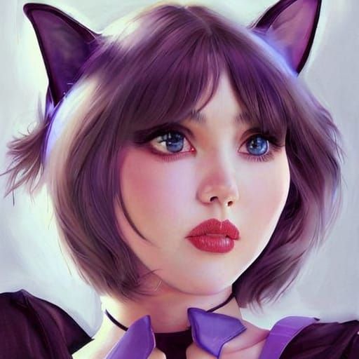 AI Generated Catgirl Image