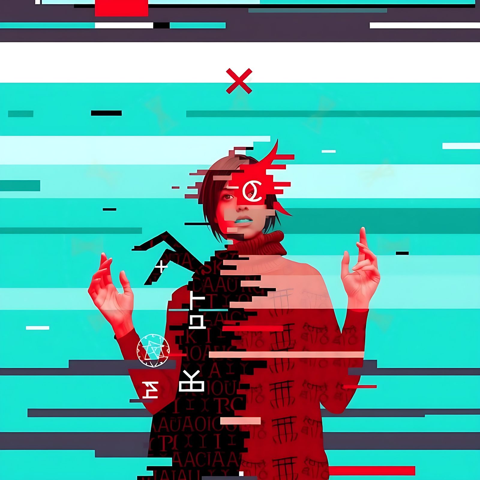 Abstract Zodiac Aesthetic in Minimalist Style