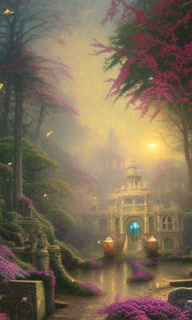 Epic Entrance to Hell: A Digital Matte Painting