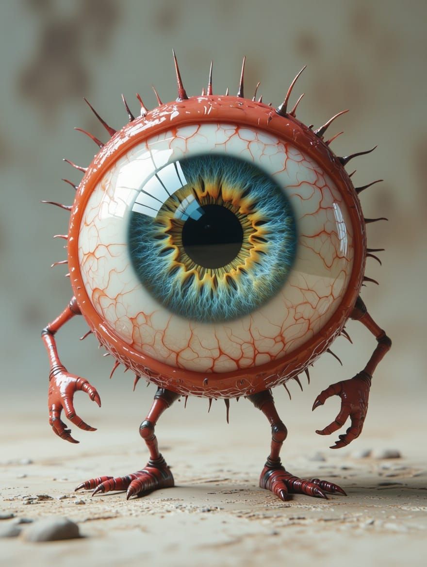 Cyberpunk Eye in Perfect Composition