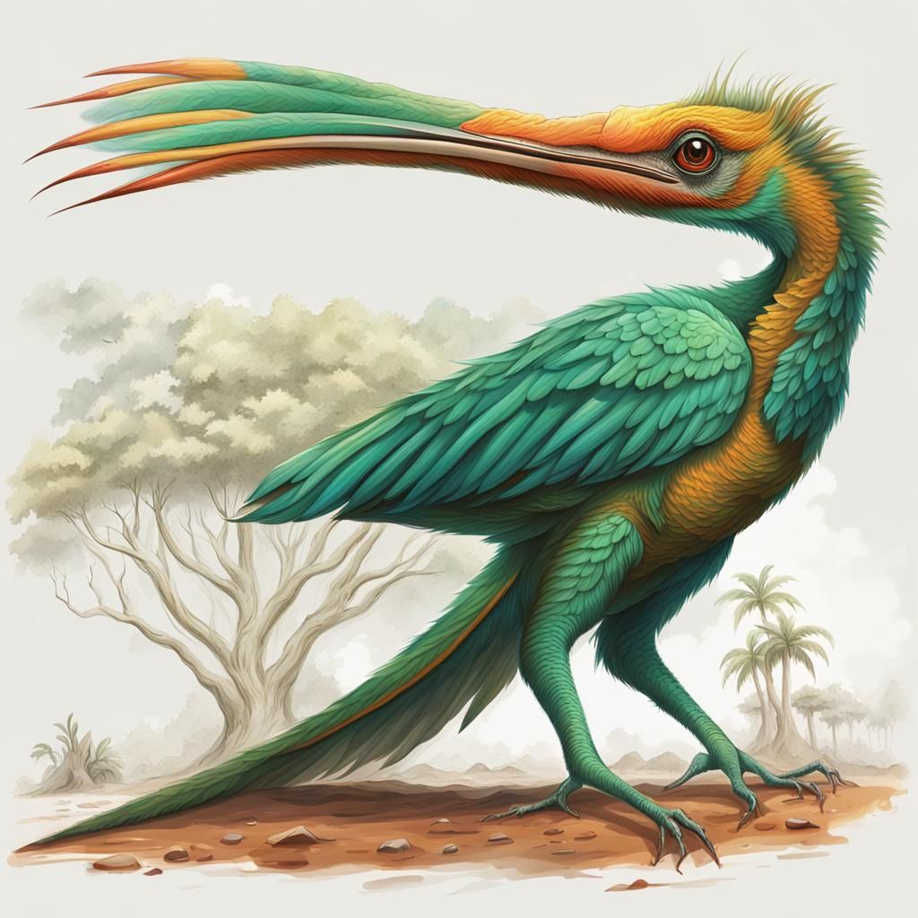 Exotic Alien Life on a Distant Exoplanet