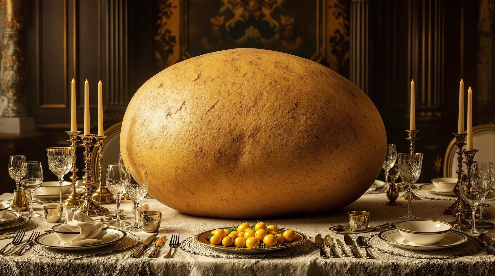 Potato Majesty in Grand Still Life