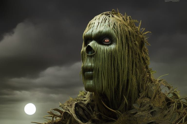 Surreal Swamp Thing Digital Illustration