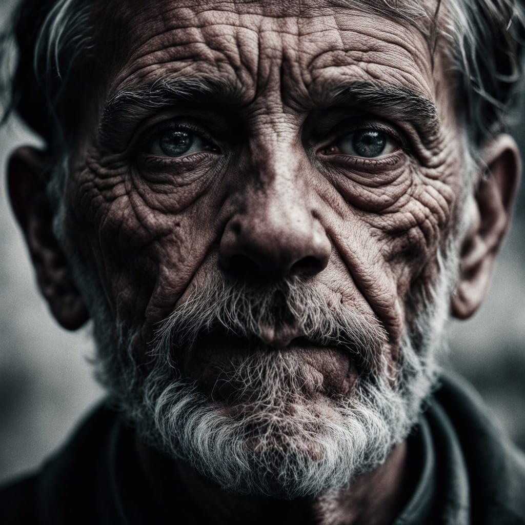 Weathered Admiral John Paul Jones Portrait in Earthy Tones