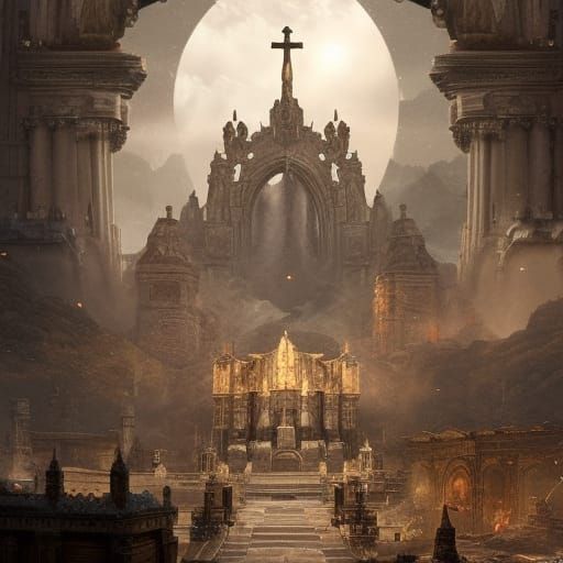 Guardians of the Holy Hand Grenade: Epic Digital Art