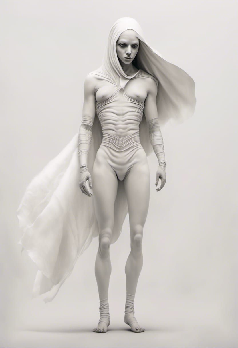 Art History Characters Party in Hyperrealism