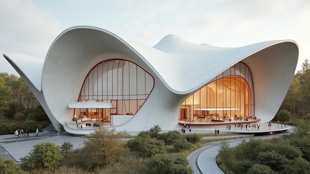 Futuristic Skyscrapers with Organic Structural Frames