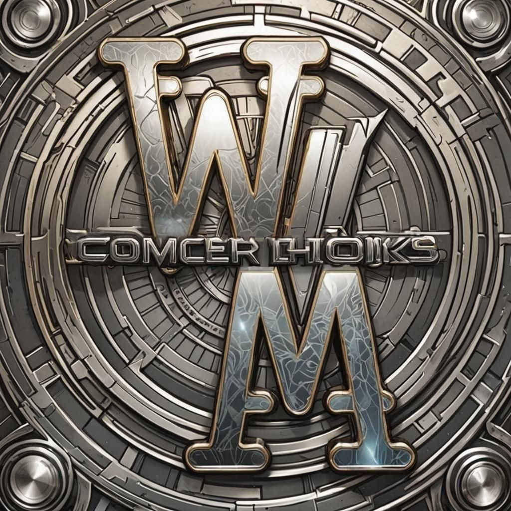 Polished Logo Design in Modern Comic Book Art Style