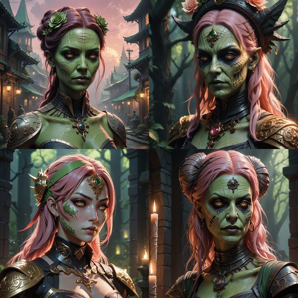 Mummified Witch Gwen Tennyson 3D Anime Art