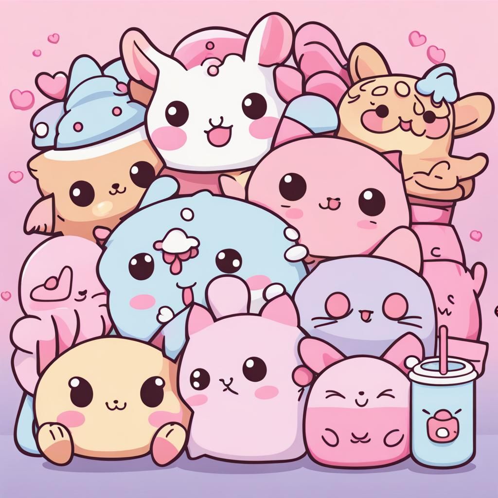 Kawaii Image Generated from Simple Prompt