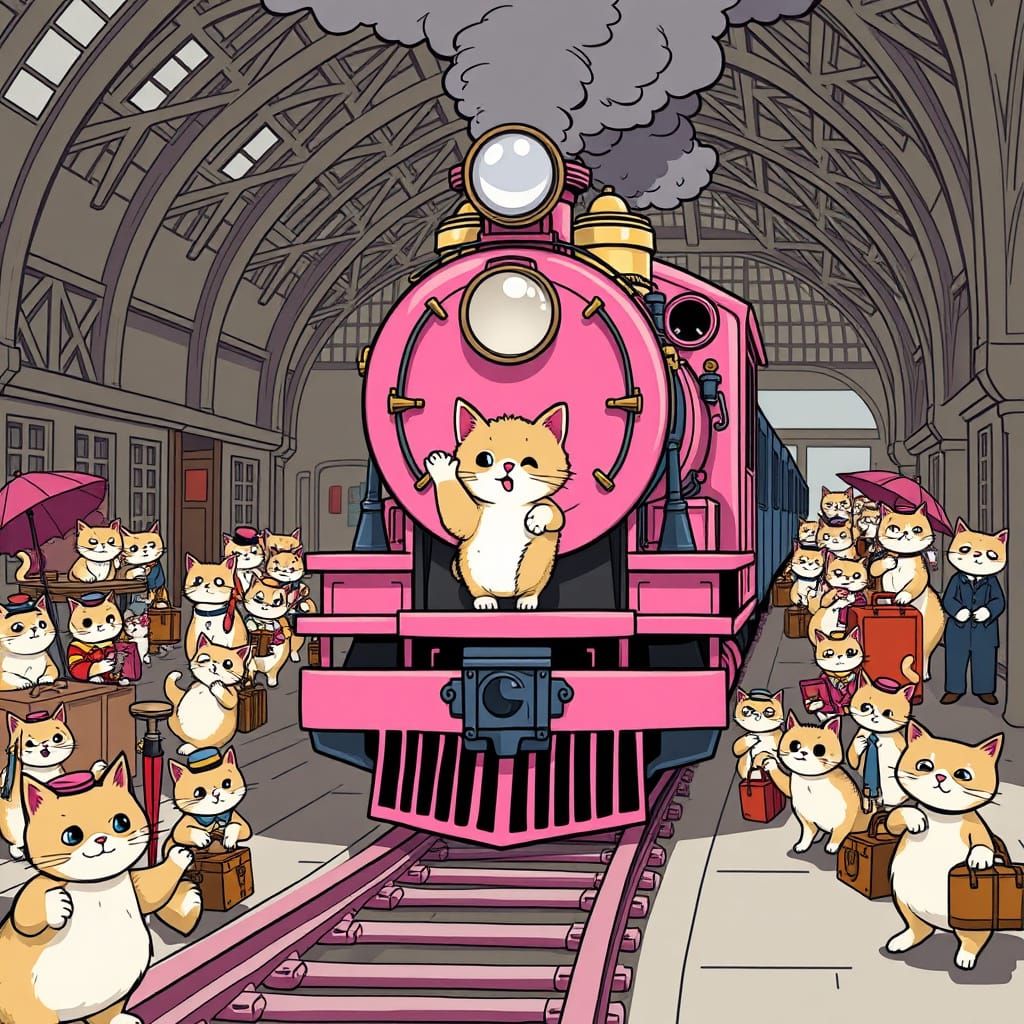 Next station - Catington!