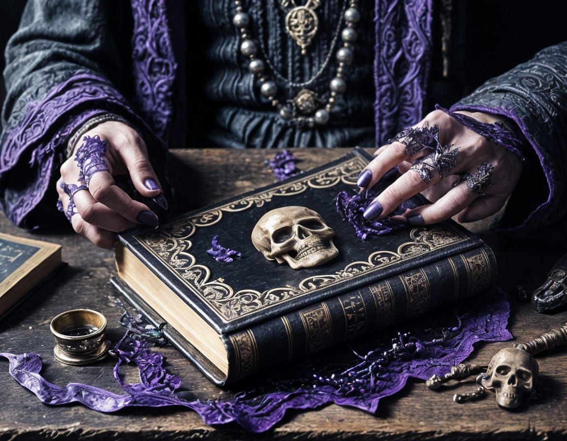 Spellbound Book with Magic Tendrils