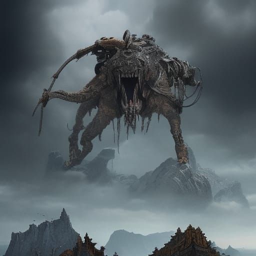 Epic Rock and Roll Digital Matte Painting