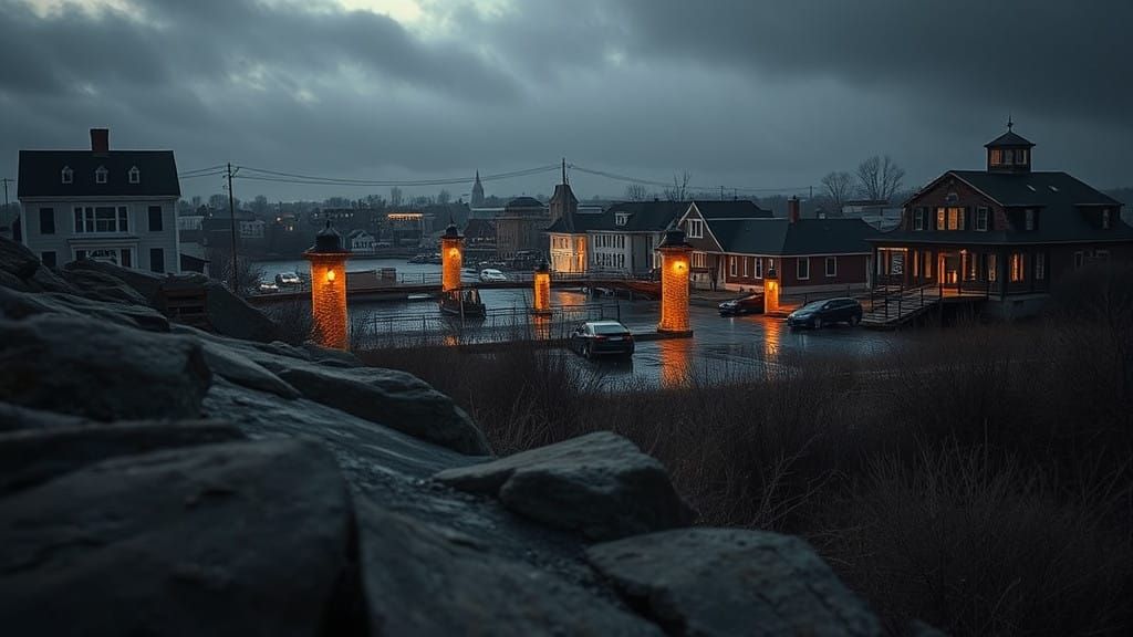 Vivid Delaware Landscape in Hyperrealistic HDR Style