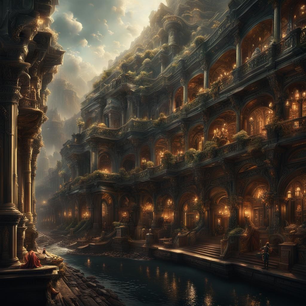 Epic Cinematic Heracleidea Digital Matte Painting