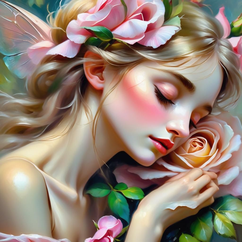 Pink Rose Fairy