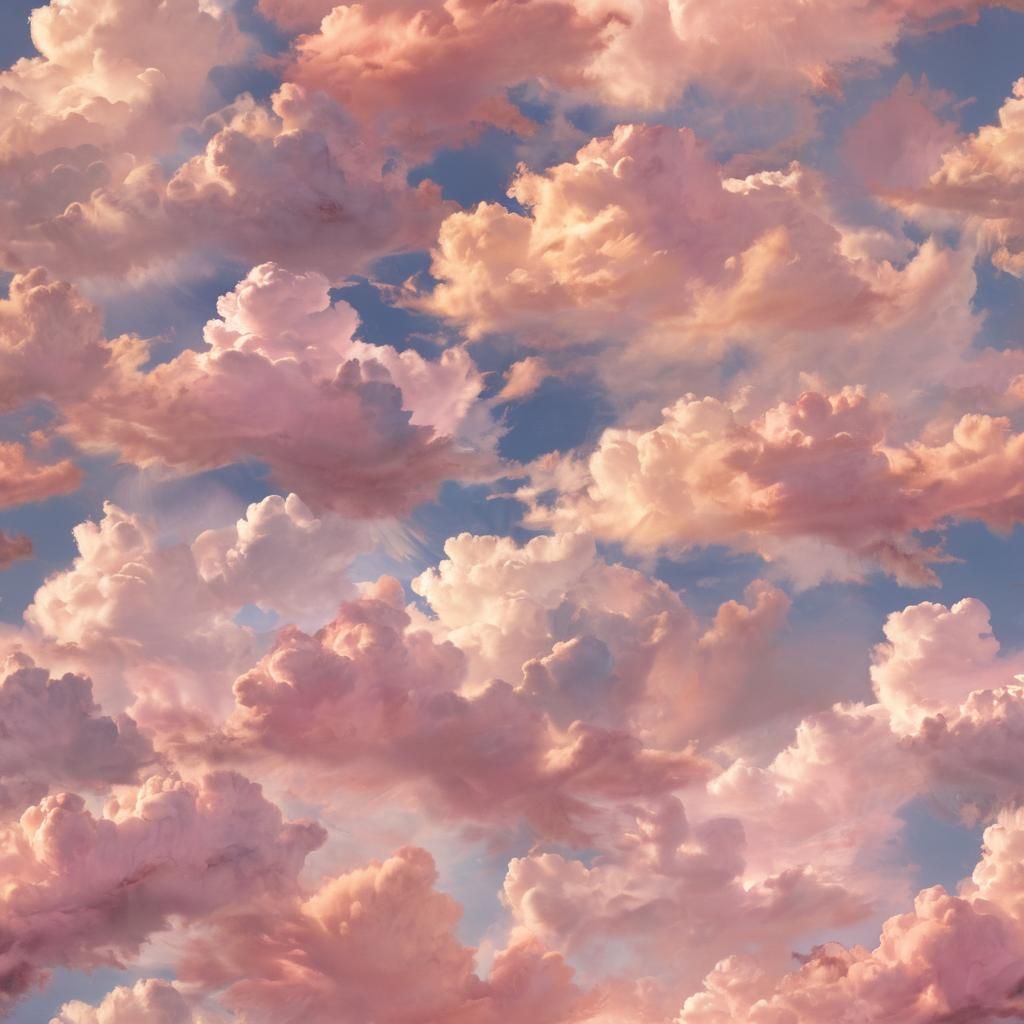 Heaven's Gate: A Pastel Sunrise in Digital Art