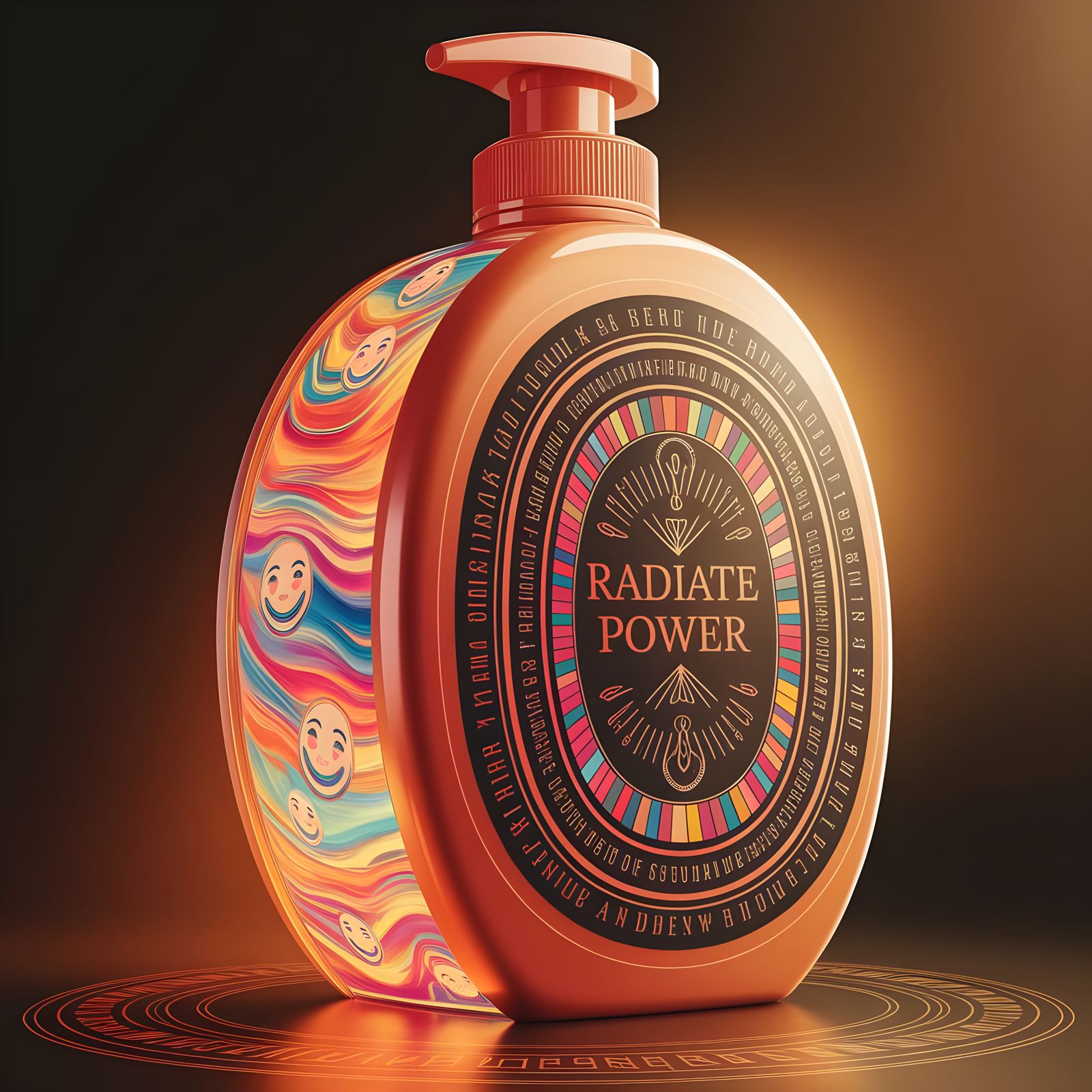 Arcane Beauty Elixir in Vibrant Rune-Adorned Bottle