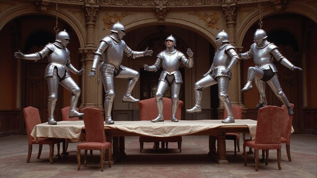 Medieval Knights in Absurd Musical Number