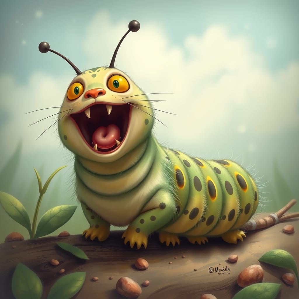 Excited Caterpillar