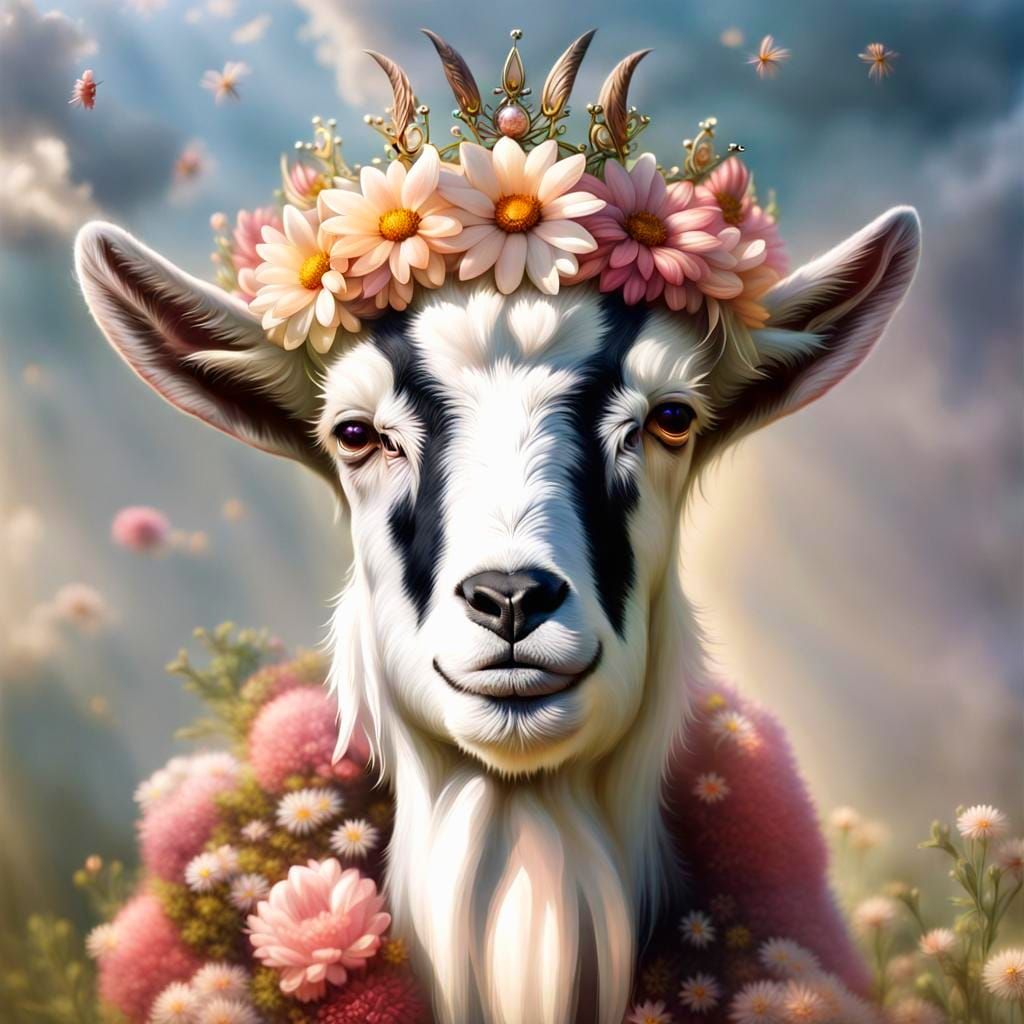 Mythical Goat Reigns Supreme in Enchanted Beauty Contest