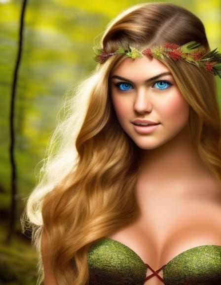 Beauty in the Forest - Kate Upton